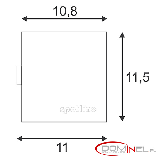 SPOTLINE SITRA CUBE WYMIARY
