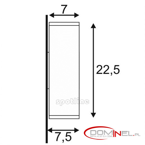 SPOTLINE THEO UP/DOWN WYMIARY